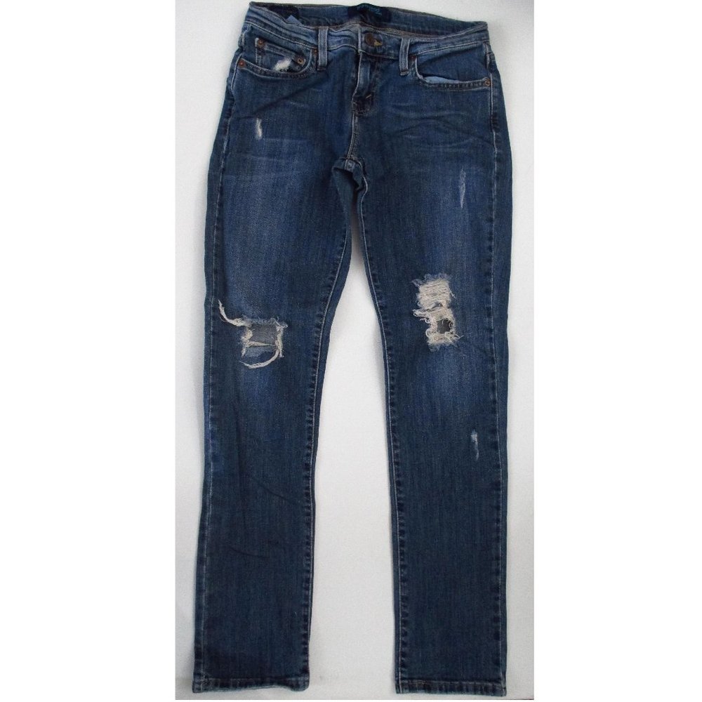 LEVIS BOYFRIEND 513 DISTRESSED JEANS SIZE MEDIUM